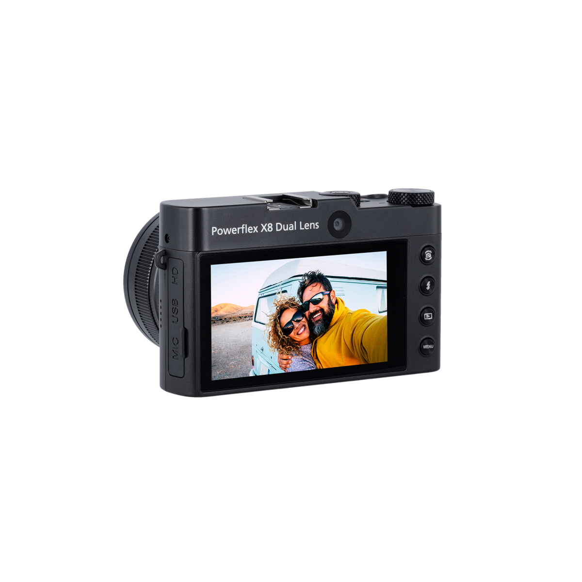 Powerflex X8 Dual Lens | 64MP Digitalkamera mit 5K