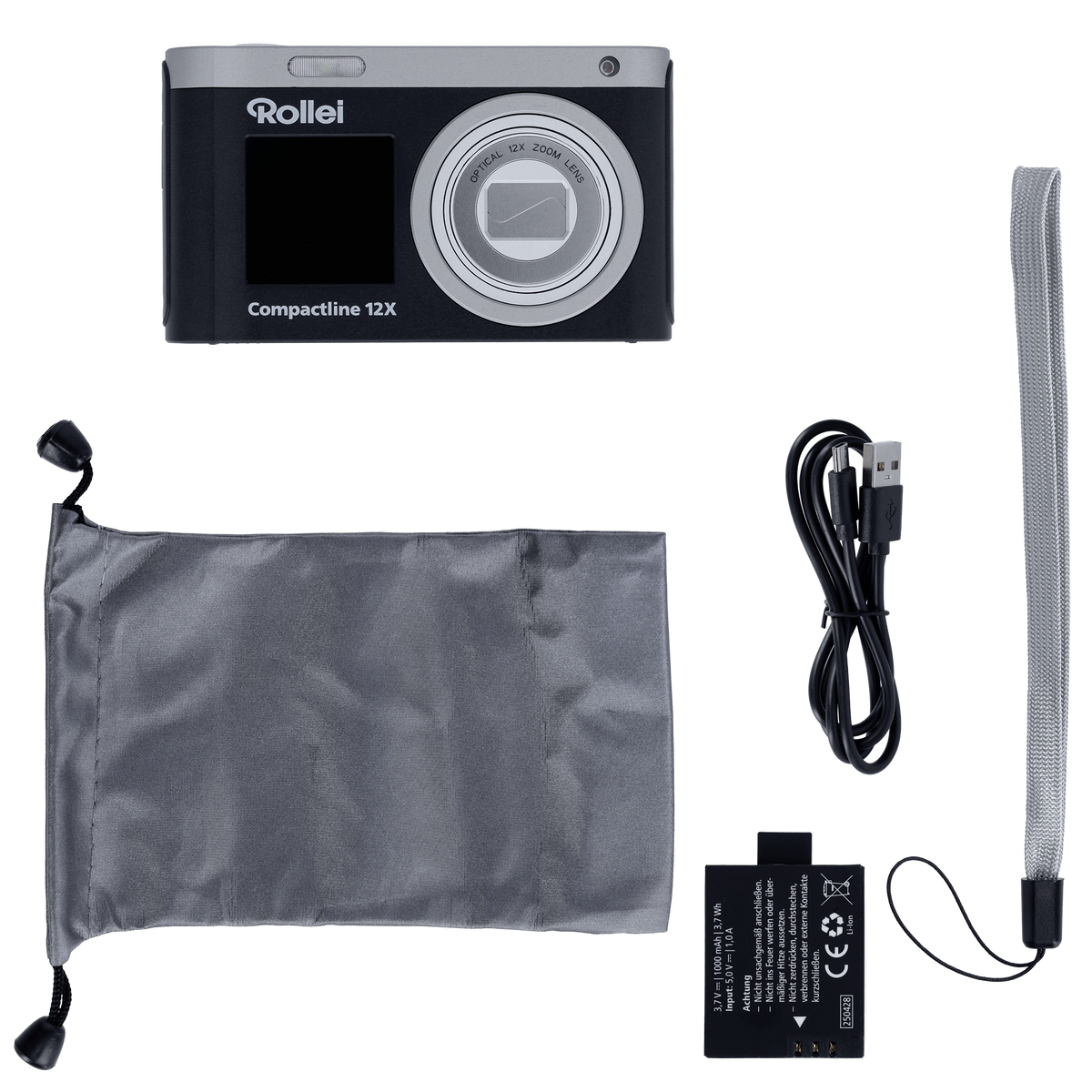 Compactline 12X | 64MP Digitalkamera mit 4K