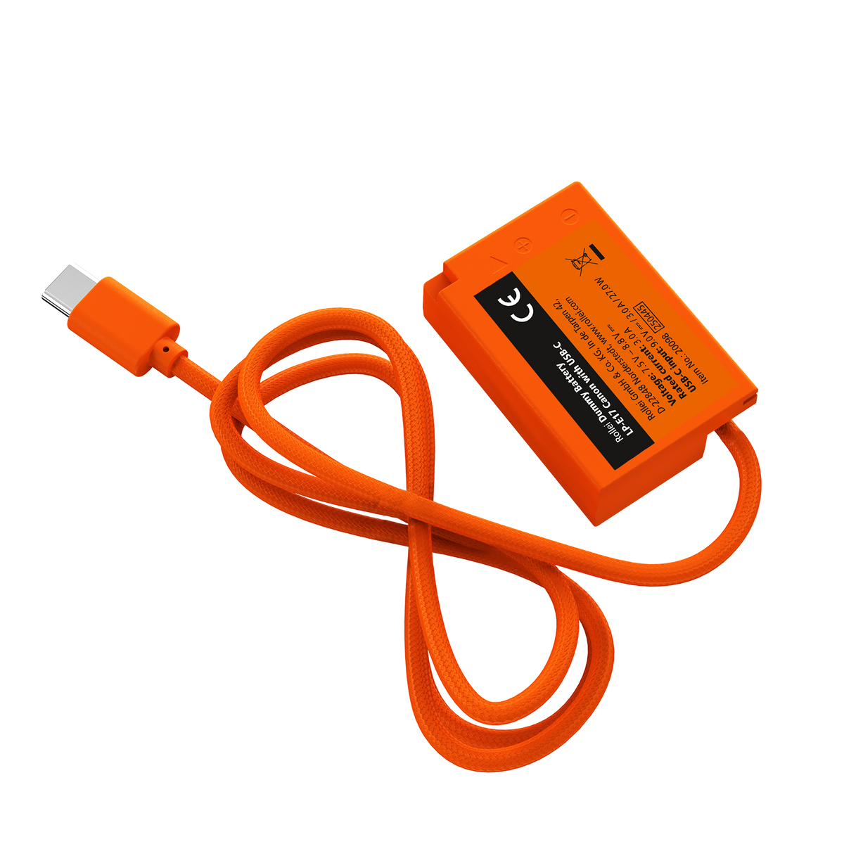 Dummy Kamera-Akku mit USB-C