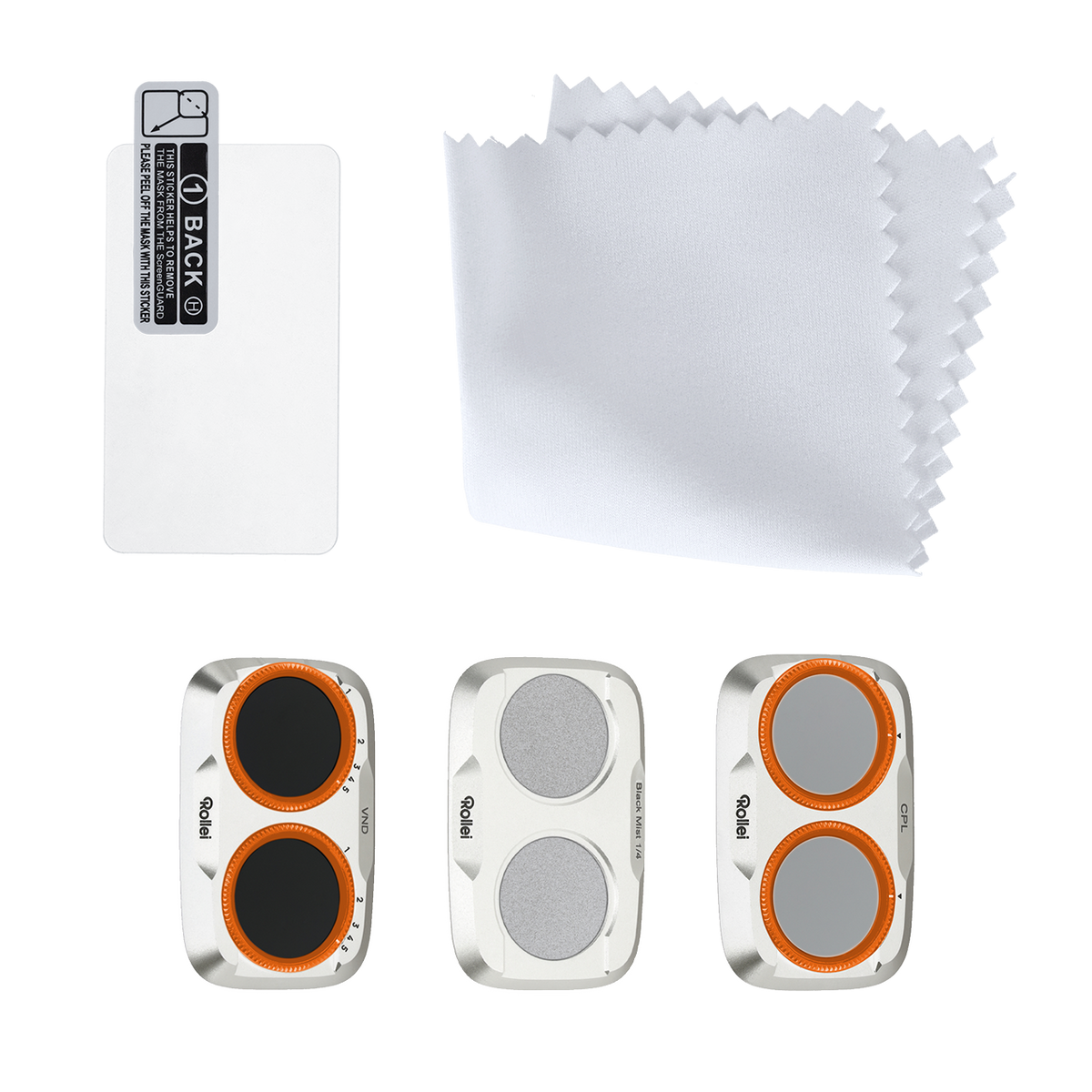 DJI Osmo Pocket 4 Pro Filter-Set | CPL, VND2-32, Black Mist