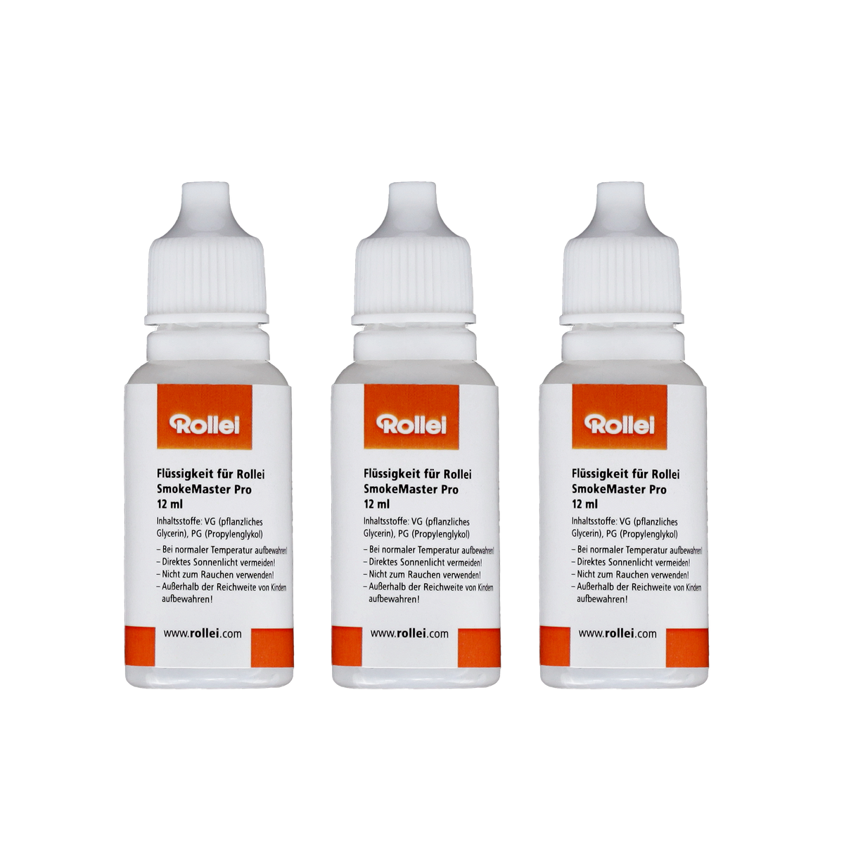 3er-Set Nebelflüssigkeit 12ml für SmokeMaster / Pro