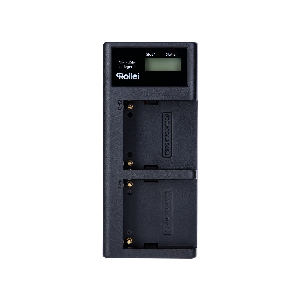 Bundle Ladestation inkl. 2x NP-F Akku mit USB-C | versch. Kapazitäten
