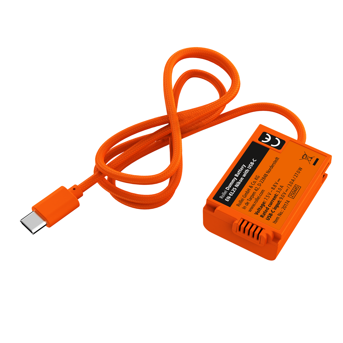 Dummy Kamera-Akku mit USB-C