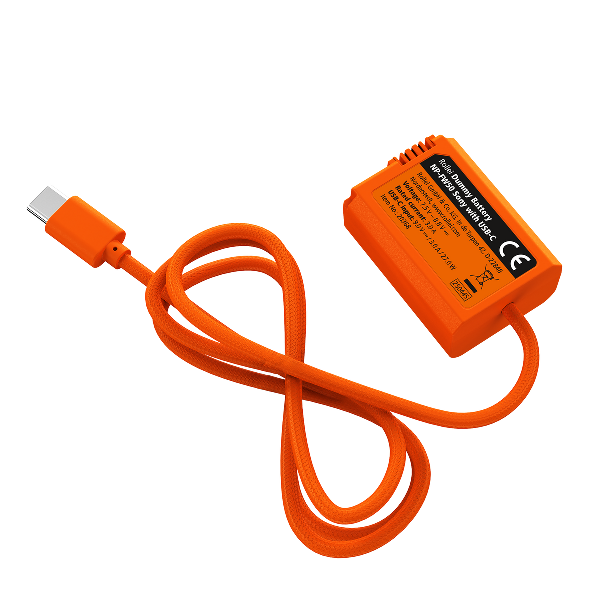 Dummy Kamera-Akku mit USB-C