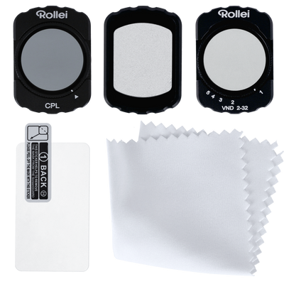 DJI Osmo Pocket 3 & 4 Filter-Set | VND2–32, CPL, Black Mist 1/4