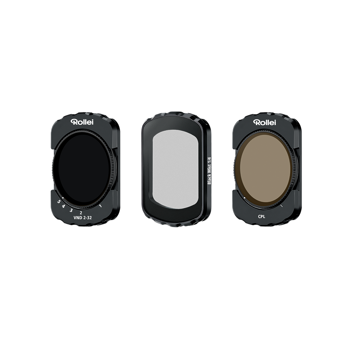 DJI Osmo Pocket 3 & 4 Filter-Set | VND2–32, CPL, Black Mist 1/4