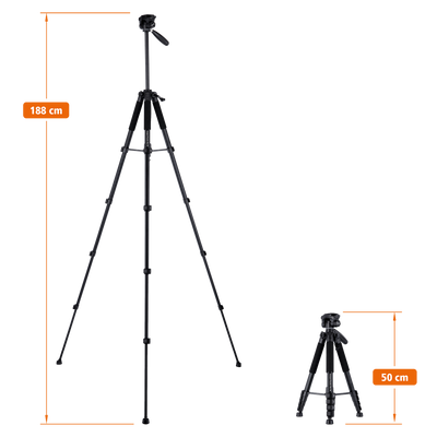Stativ I Aluminium I Compact Traveler Star S4