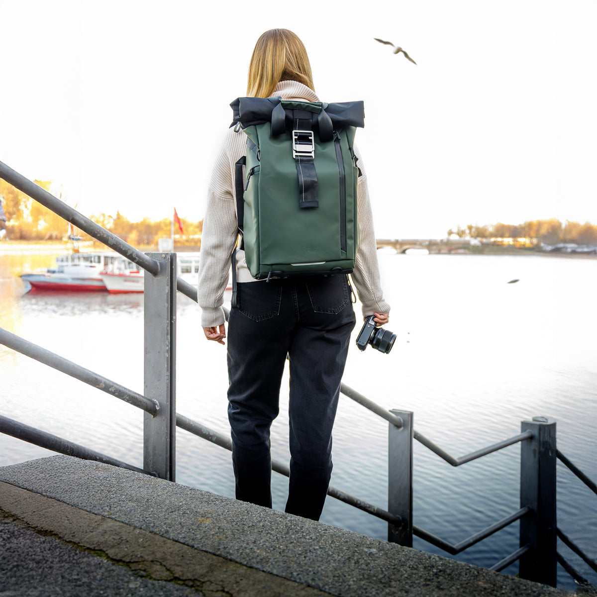 Fotoliner Ocean Rolltop | Fotorucksack