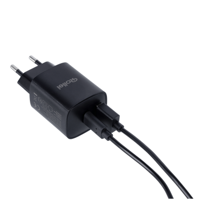 Schnellladegerät 30 W | GaN | USB-C- & USB-A-Anschluss