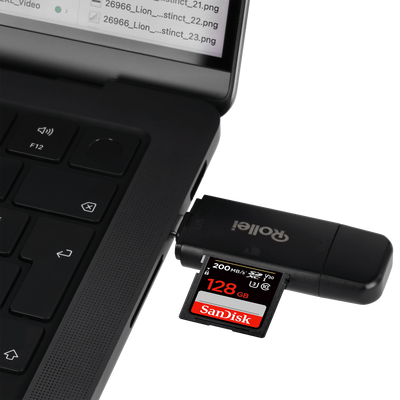 2-in-1 Kartenlesegerät | SD & microSD