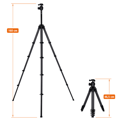 Lion Rock Traveler Pro inkl. Stativkopf | All Black