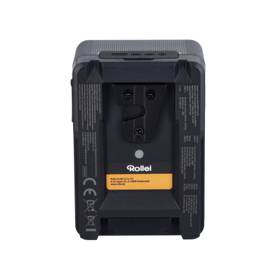 V-Mount Akku 99Wh V2 Pro – Rückseite 