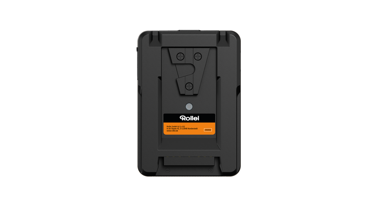 V-Mount Akku 99Wh V2 Pro – Produktansicht Hinterseite