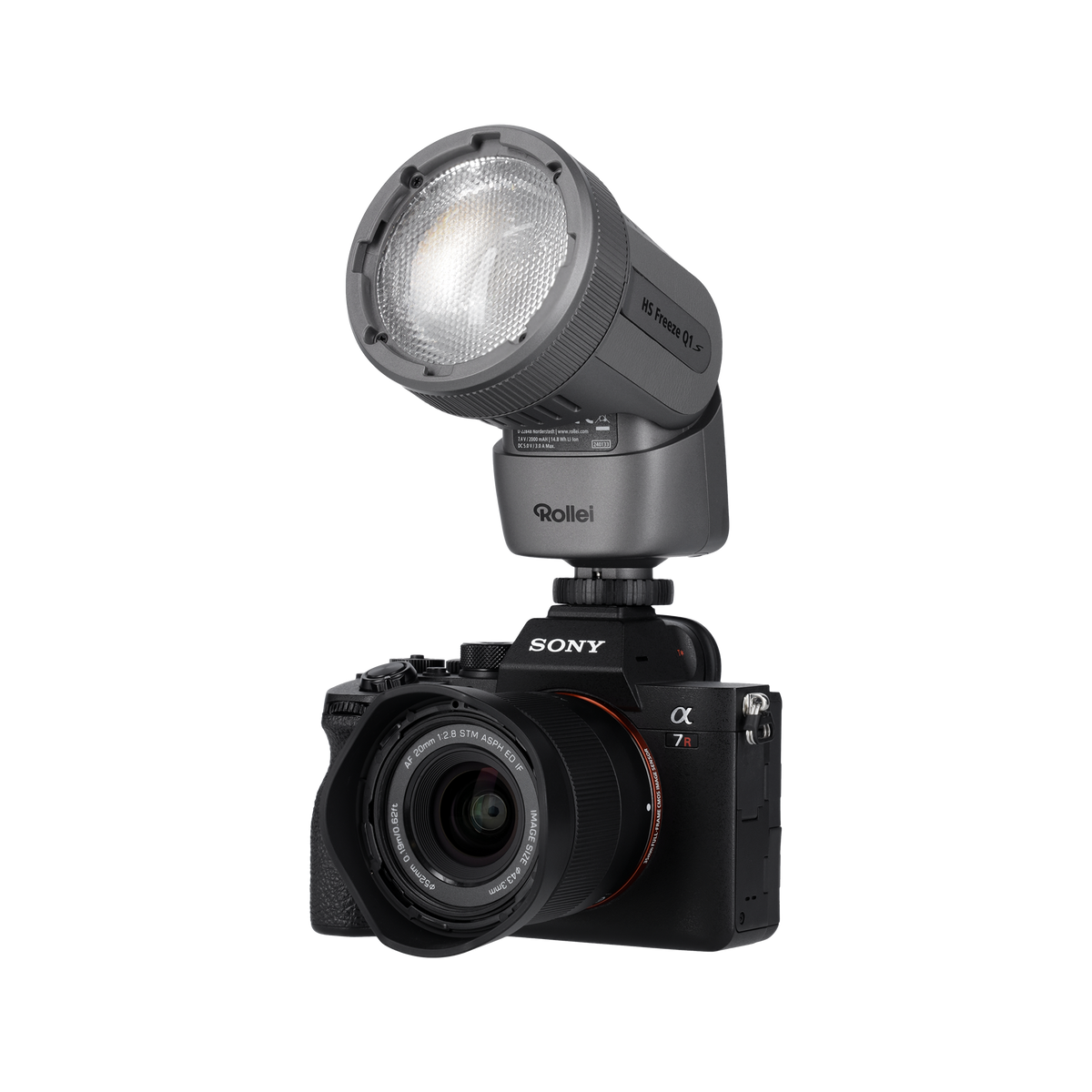 Aufsteckblitz I 2-in-1 LED-Blitz I HS Freeze Q1