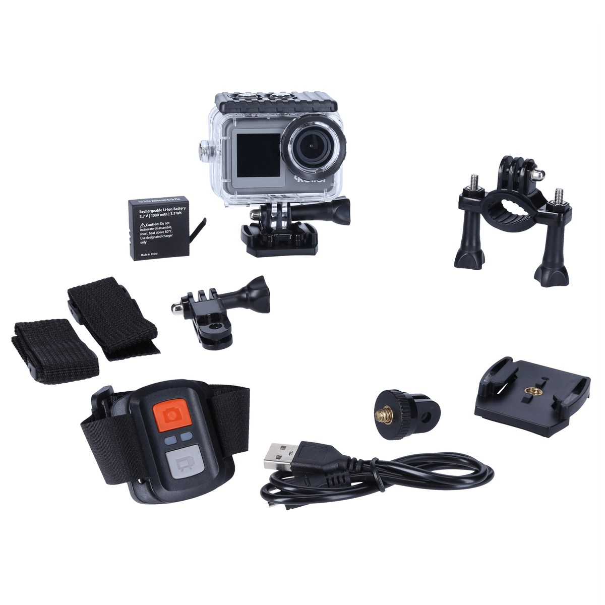 Content Creator Travel Kit | Actioncam, Stativ & Tasche im Bundle