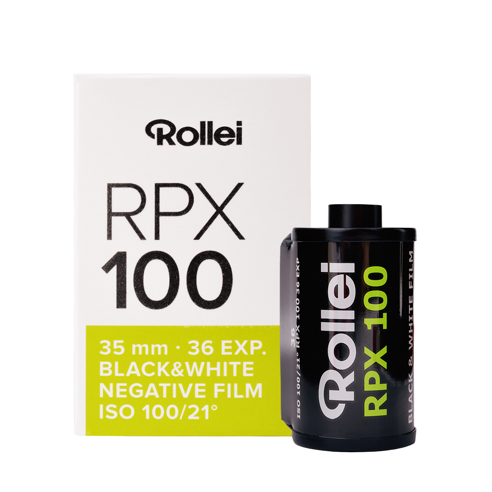 RPX Schwarzweiß-Negativfilm | 35 mm & Rollfilm | ISO 25 / 100 / 400