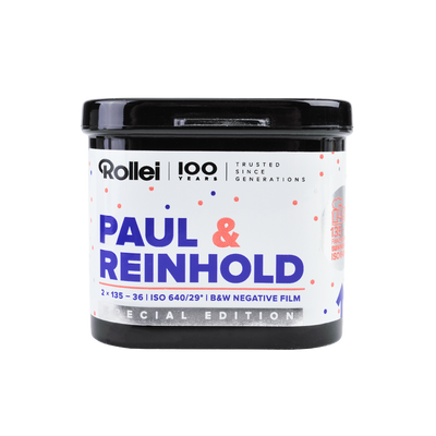 PAUL & REINHOLD Schwarzweiß-Negativfilm | 35 mm | 36 Aufnahmen | ISO 640 Doppelpack