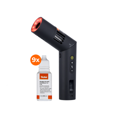 Bundle SmokeMaster Pro RGB | Nebelmaschine inkl. 9er-Set Nebelflüssigkeit