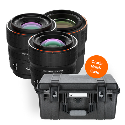 Rollei Lens Bundle + Free Hardcase | 24mm 35mm 85mm | Sony E-Mount
