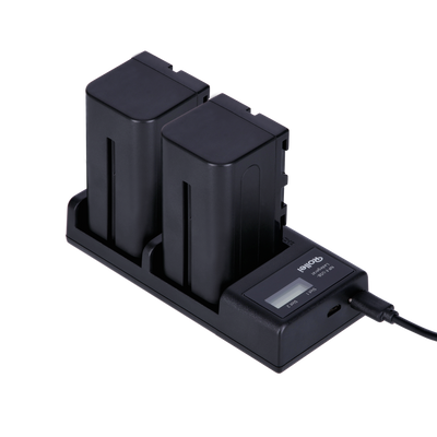 Ladegerät für NP-F Akkus | Dual Charger
